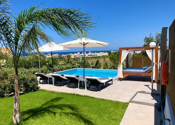 Izabela With Private Pools * Hersonissos (Crete)